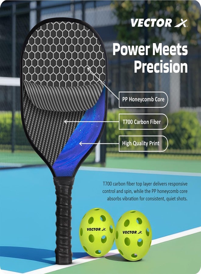 Vector X Wooden Pickle Bat Racket Wooden Paddle with Premium Grip (Pack of 1) - Image 4